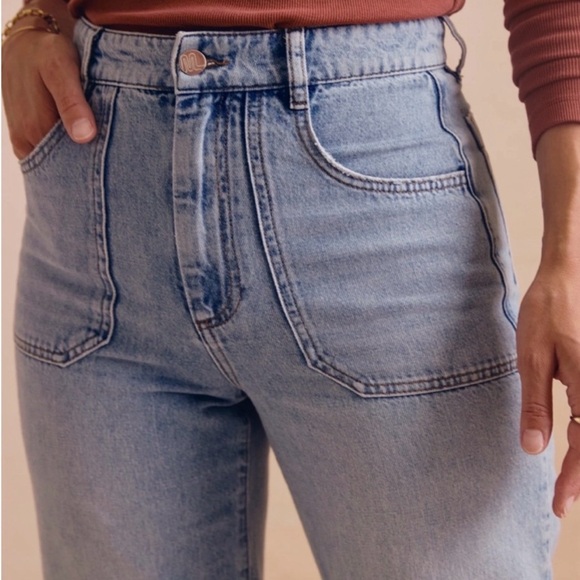 Denim - Marine Layer wide leg jeans size 4